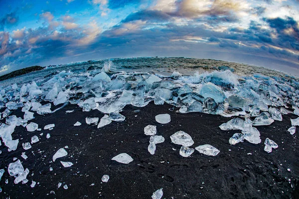 ヨークルズ ローン氷河湖 撮影場所 アイスランド — ストック写真
