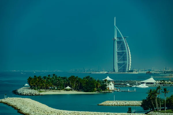 Bourgeeal Arab Dubais Townscape Ubicación Del Disparo Dubai — Foto de Stock