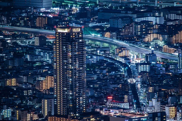 Night View Kobe Ichige Shooting Location Kobe City Hyogo Pref — Stock Photo, Image