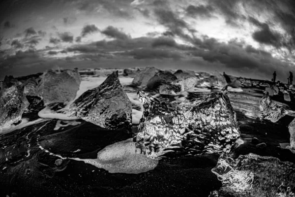 Yorkels Aur Roon Glacier Lake Ubicación Del Disparo Islandia —  Fotos de Stock