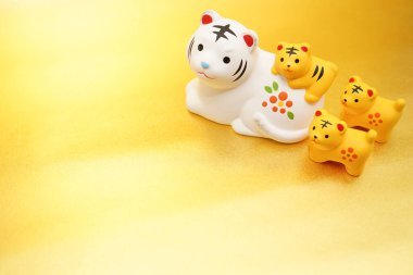 Yeni yıl kartı (2022 yılı burcu). Çekim yeri: Yokohama-şehir kanagawa ili