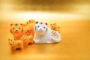 Yeni yıl kartı (2022 yılı burcu). Çekim yeri: Yokohama-şehir kanagawa ili