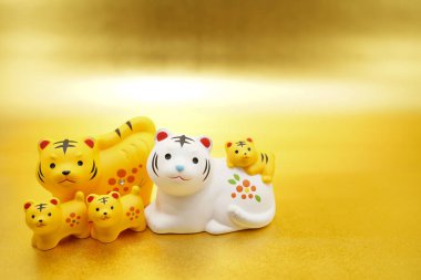 Yeni yıl kartı (2022 yılı burcu). Çekim yeri: Yokohama-şehir kanagawa ili