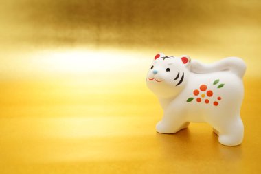 Yeni yıl kartı (2022 yılı burcu). Çekim yeri: Yokohama-şehir kanagawa ili