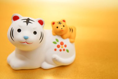 Yeni yıl kartı (2022 yılı burcu). Çekim yeri: Yokohama-şehir kanagawa ili