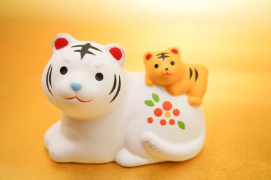 Yeni yıl kartı (2022 yılı burcu). Çekim yeri: Yokohama-şehir kanagawa ili