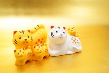 Yeni yıl kartı (2022 yılı burcu). Çekim yeri: Yokohama-şehir kanagawa ili