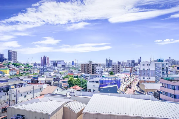 Uitzicht Vanaf Odeko Shopping Street Schietplaats Yokohama City Kanagawa Ward — Stockfoto
