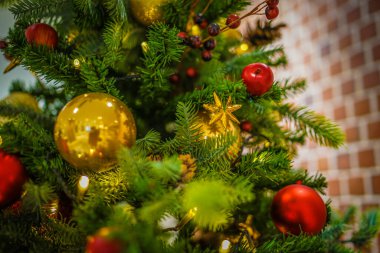 Noel ağacı süslemesi. Çekim yeri: Yokohama-şehir kanagawa ili