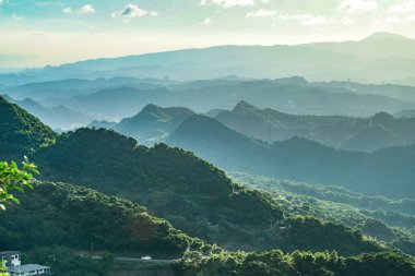 Landscape seen from Jiuzhai. Shooting Location: Taiwan, Taipei