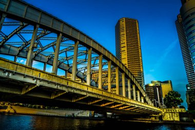 Tokyo cityscape and dusk. Shooting Location: Chuo-ku, Tokyo