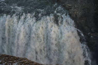 Gotorphoss and morning ray (Iceland). Shooting Location: Iceland