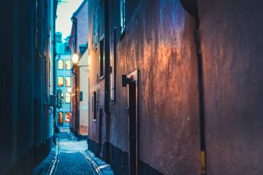 Gumlastan Old Town Alley (Stockholm). Shooting Location: Sweden, Stockholm