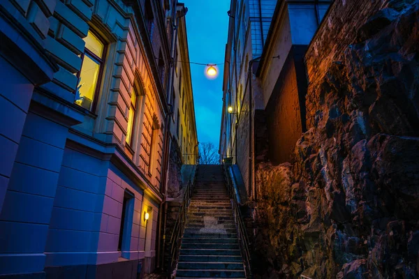 Gumlastan Old Town Alley Stockholm Shooting Location Sweden Stockholm — Stock Fotó