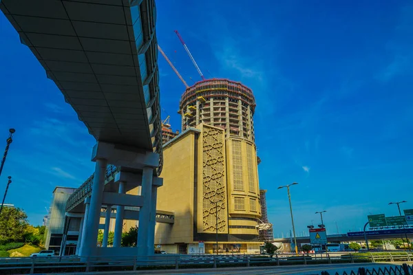 Construction Des Émirats Arabes Des Émirats Dubaï Lieu Tournage Dubaï — Photo