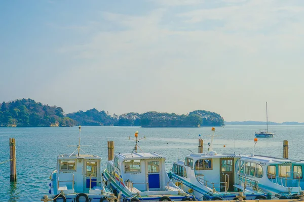 Matsushima Landscape Ship Shooting Location Miyagi Gun Matsushima Town — Fotografia de Stock