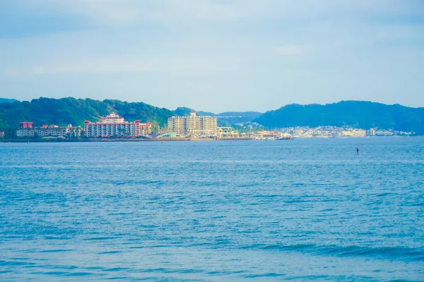 Θάλασσα Sagami Bay Και Θαλάσσια Σπορ Τοποθεσία Πόλη Kamakura Νομός — Φωτογραφία Αρχείου