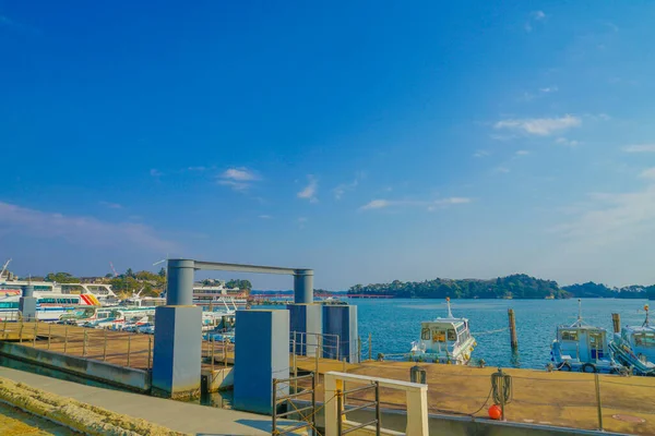 Matsushima Landscape Ship Shooting Location Miyagi Gun Matsushima Town — Stockfoto