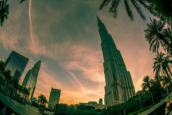 Dubai Building Morning Ray Shooting Location Dubai — Stock Photo, Image