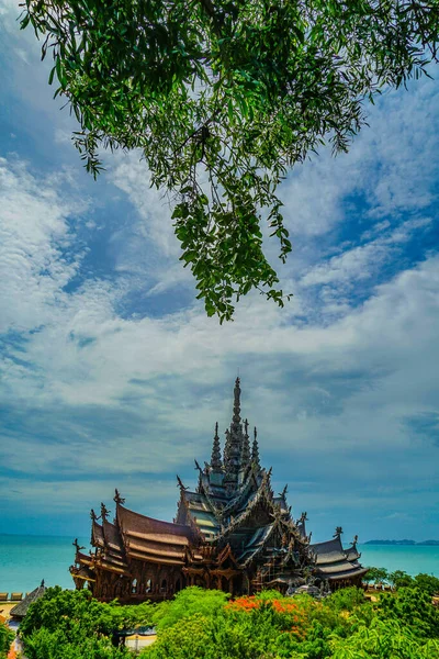 Sanctuari Oob Truth Thailand Cheongburi Province Shooting Location Thailand Pattaya — Stockfoto