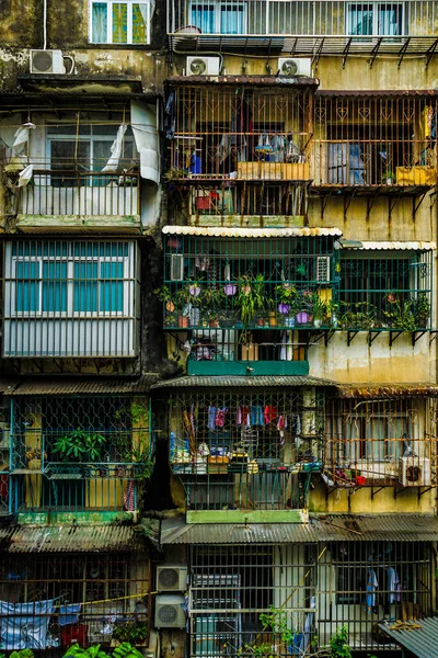 Macaos Dense Housing Shooting Location Macao Special Administration — Stockfoto