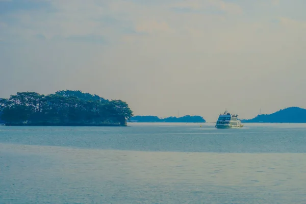 Matsushima Landscape Ship Shooting Location Miyagi Gun Matsushima Town — Foto Stock