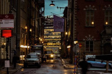 Gumlastan Old Town Alley (Stockholm). Shooting Location: Sweden, Stockholm