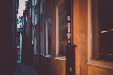 Gumlastan Old Town Alley (Stockholm). Shooting Location: Sweden, Stockholm