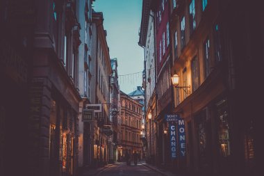 Gumlastan Old Town Alley (Stockholm). Shooting Location: Sweden, Stockholm
