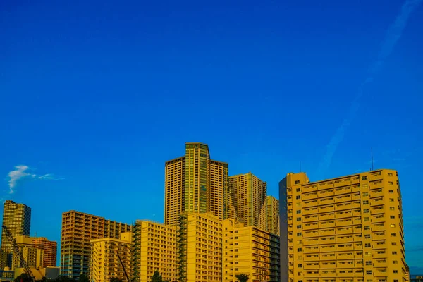 Tokyo Cityscape Dusk Shooting Location Chuo Tokyo — Fotografia de Stock