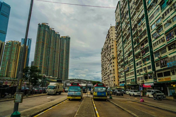 Paesaggio Urbano Hong Kong Luogo Ripresa Regione Amministrativa Speciale Hong — Foto Stock