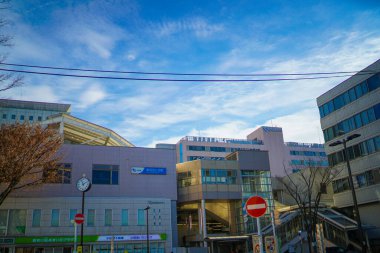 Shin Yurigaoka şehri. Çekim yeri: Kawasaki Şehri, Kanagawa Bölgesi