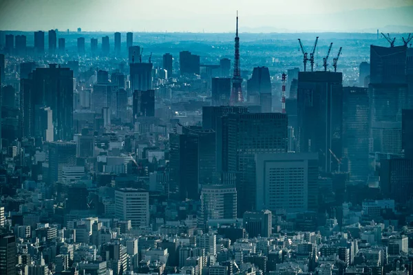 Tokio Gebouwen Schemering Hemel Schietplaats Sumida Ward Tokio — Stockfoto