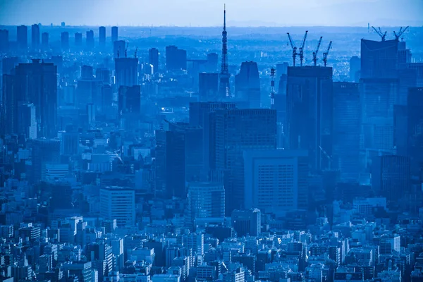 Bâtiments Tokyo Ciel Crépuscule Lieu Tournage Sumida Ward Tokyo — Photo