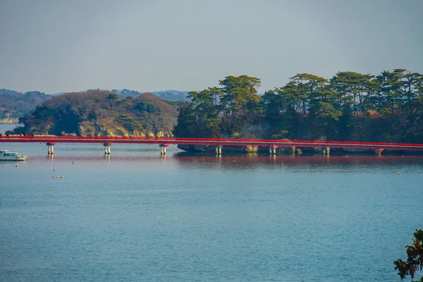 Matsushima Fukuura Bridge Japan Shooting Location Miyagi Gun Matsushima Town — Stock Photo, Image