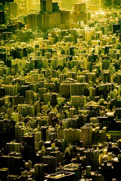 Budynki Tokio Niebo Zmierzchu Miejsce Fotografowania Sumida Ward Tokio — Zdjęcie stockowe