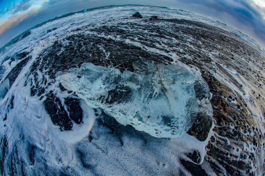 Yorkels Aur Roon Buzulu (İzlanda). Çekim Konumu: İzlanda