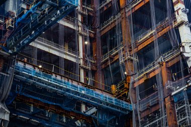 Binaların gökdelenleri. Çekim yeri: Minato-ku, Tokyo