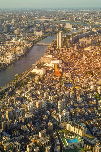 Sumida River Och Tokyo Plats För Fotografering Sumida Ward Tokyo — Stockfoto