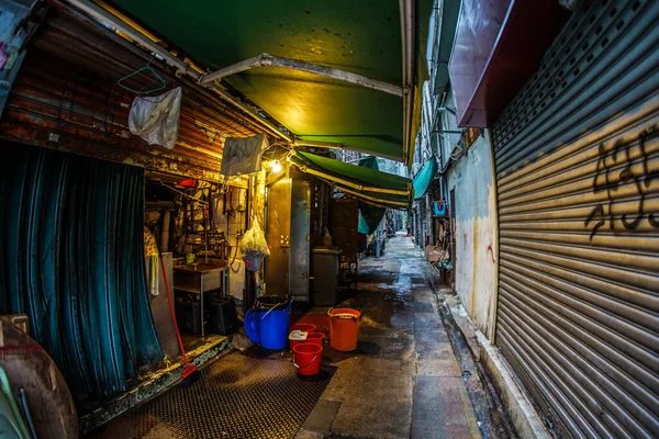 Back Street City Hong Kong Shooting Location Hong Kong Special — Stock Photo, Image