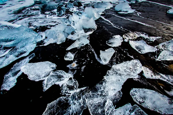 Ледник Йоркелс Аур Рун Исландия Место Съемки Исландия — стоковое фото