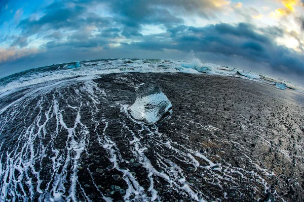 Yorkels Aur Roon Glacier Ισλανδία Τοποθεσία Λήψης Ισλανδία — Φωτογραφία Αρχείου