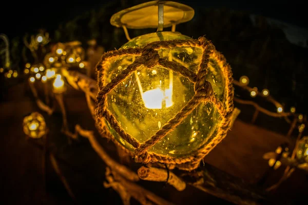 Éclairage Tendance Enfermé Dans Corde Lieu Tournage Ville Kamakura Préfecture — Photo