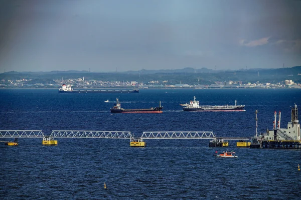 Kapal Teluk Tokyo Lokasi Penembakan Wilayah Metropolitan Tokyo — Stok Foto