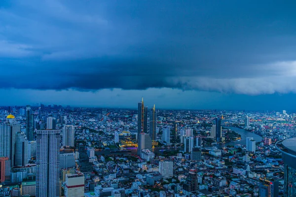 Cielo Nuvoloso Bangkok Città Thailandia Luogo Delle Riprese Bangkok Thailandia — Foto Stock