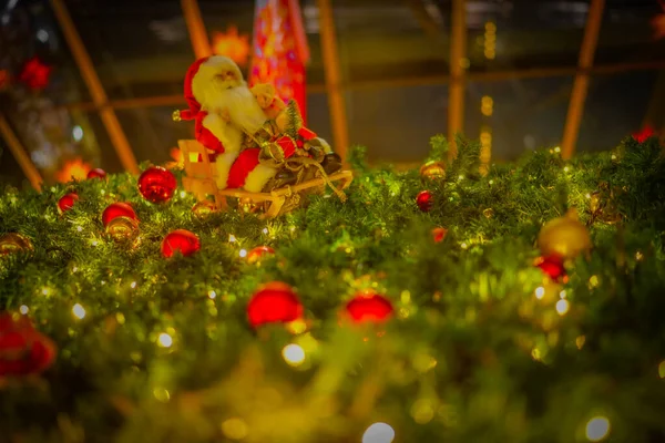 Addobbi Natalizi Babbo Natale Luogo Delle Riprese Minato Tokyo — Foto Stock