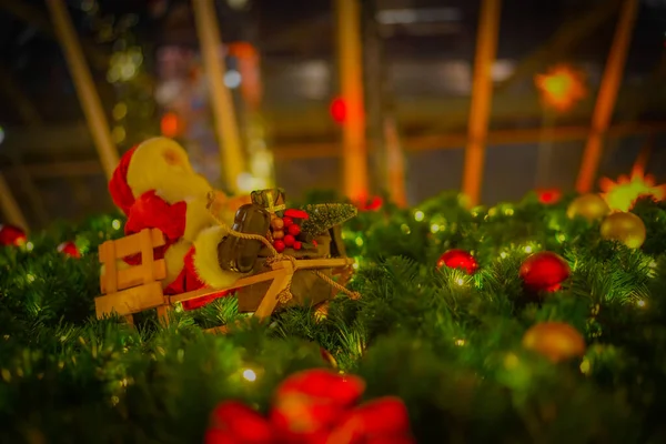 Weihnachtsdekoration Und Weihnachtsmann Drehort Minato Tokio — Stockfoto