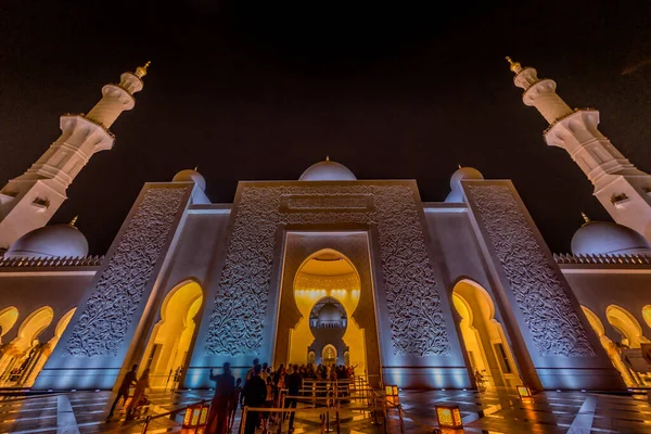 Shakezy Cayd Grand Mosque Єднані Арабські Емірати Місце Розстрілу Дубай — стокове фото