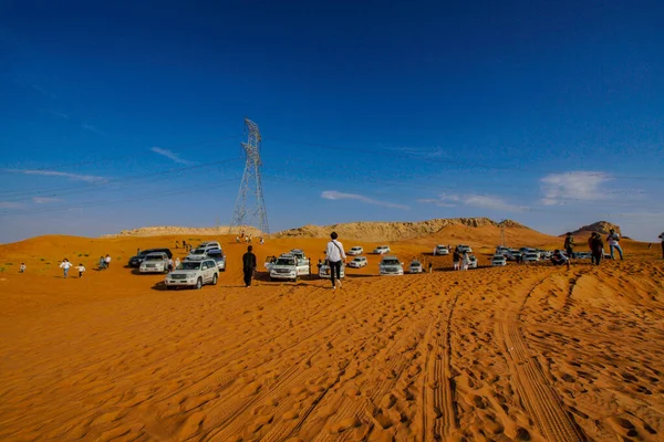 Arabian Desert Land Cruiser Shooting Location Dubai — Stock Photo, Image