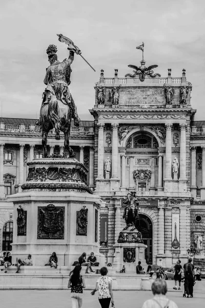 Εικόνα Χαλκού Της Πόλης Της Βιέννης Karl Duke Τοποθεσία Αυστρία — Φωτογραφία Αρχείου